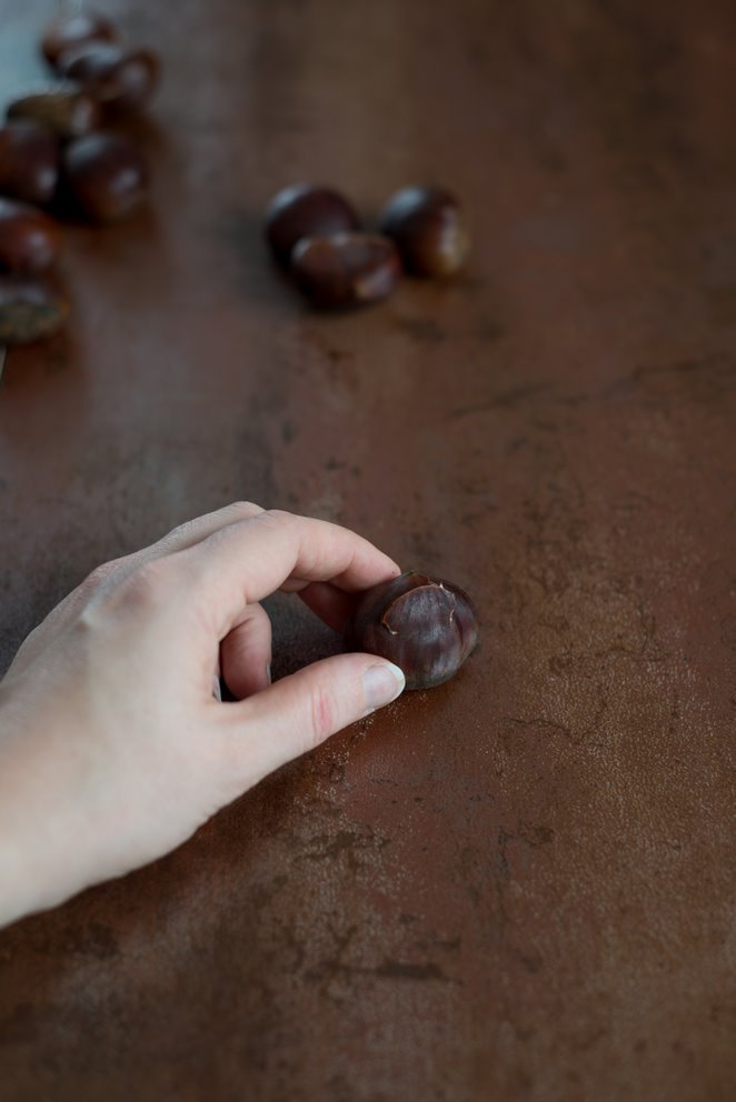 Wie bereitet man Esskastanien richtig zu: gekocht, geröstet und als Creme mit Vanille? Hier sind alle meine Tipps! DSC_8454 Kopie