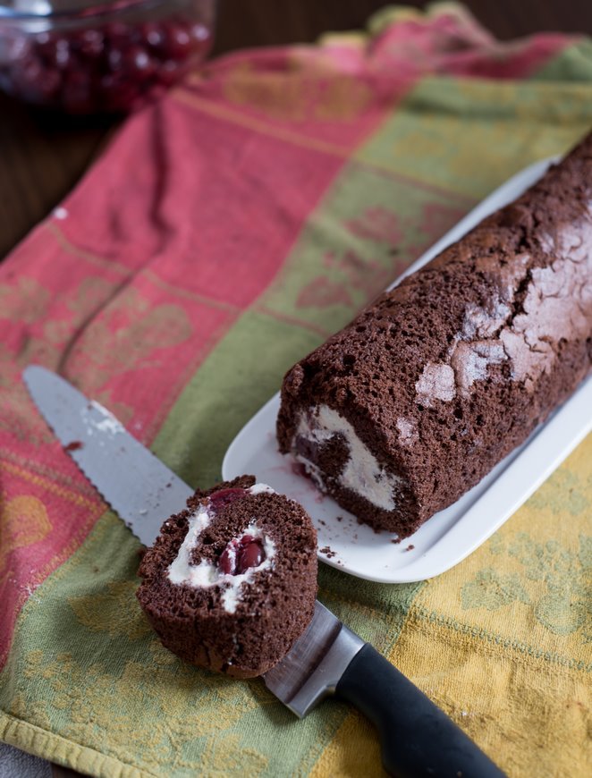 Schwarzwälder Kirsch – Buche de Noel Rezept