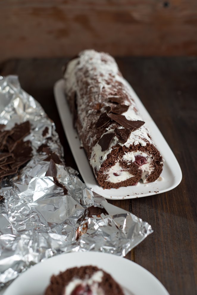 Schwarzwälder Kirsch – Buche de Noel Rezept