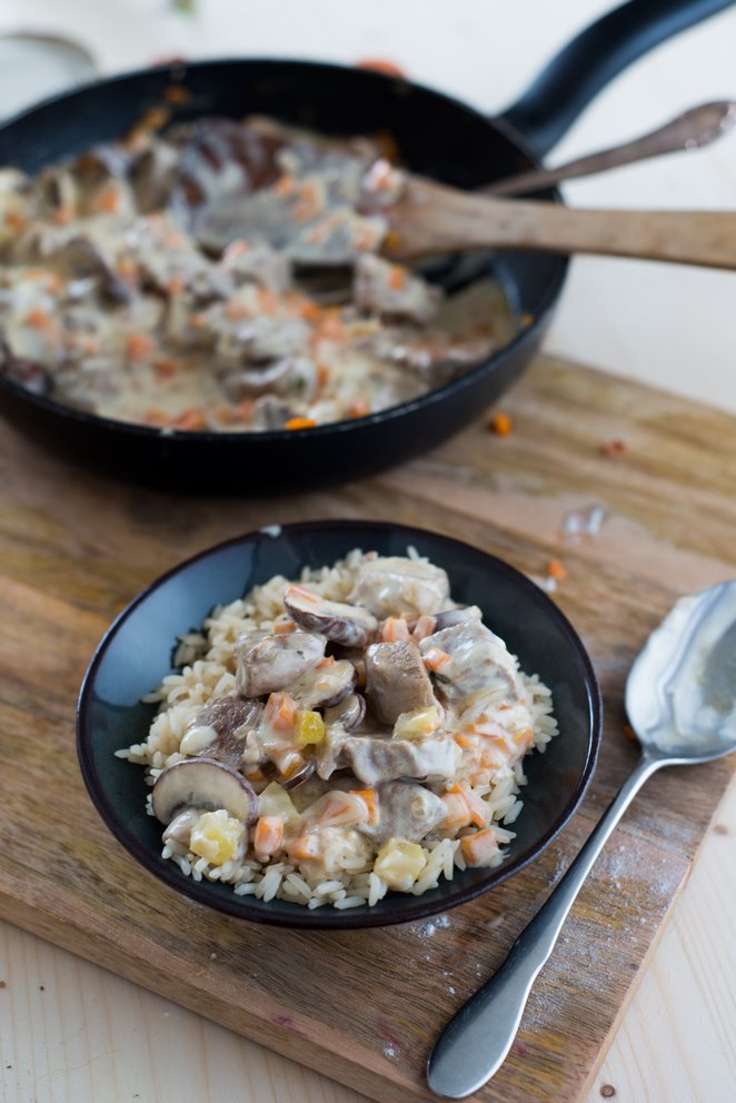 Blanquette de veau mit eingelegten Zitronen Rezept