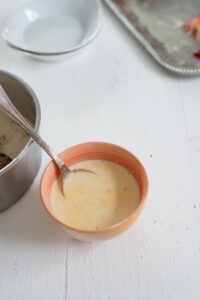 Hummer thermidor als Crème brûlée Herzhafte Creme Brulee Schritt 10 Sauce In Schüssel Anrühren