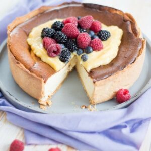Tarte au fromage blanc – Französischer Käsekuchen