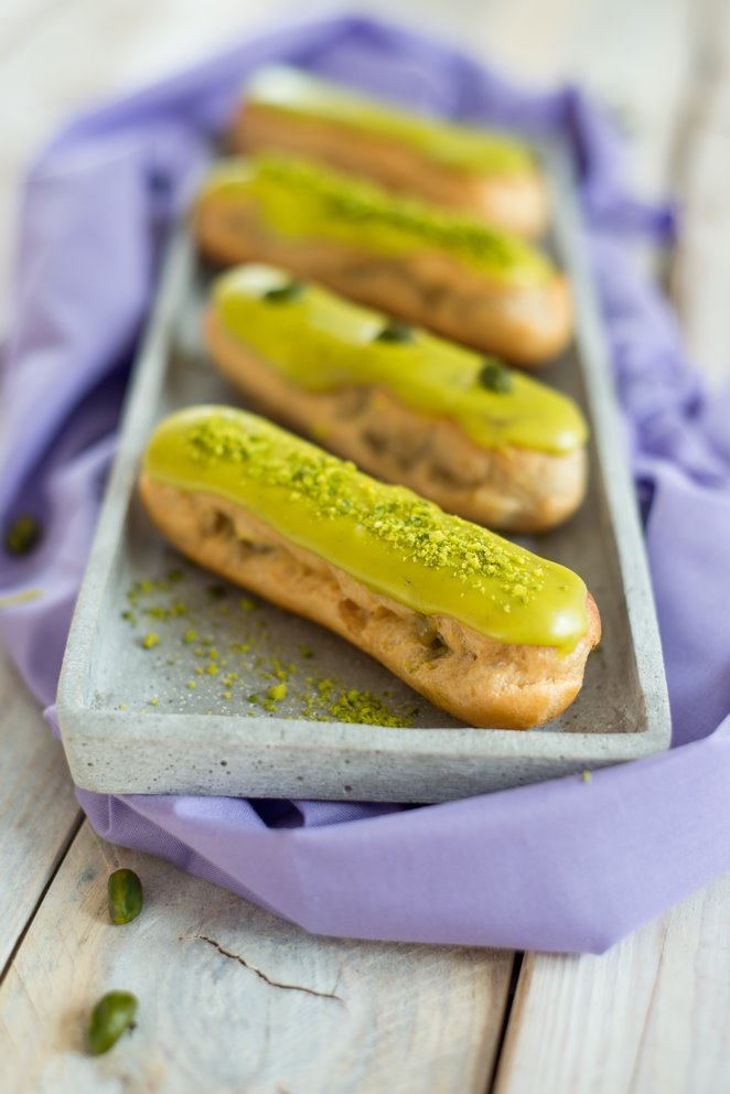  éclairs à La Pistache