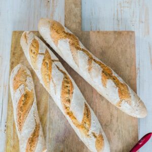 Baguette mit Sauerteig