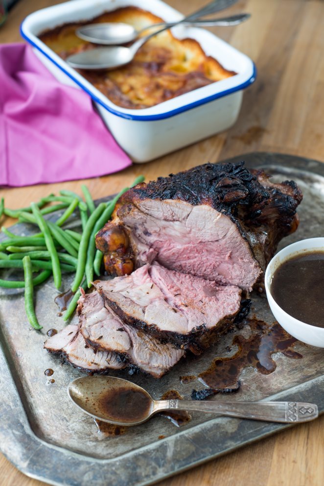 Lammbraten mit Knoblauch und Thymian (Gigot d'agneau à l'ail et au thym) gigot-dagneau