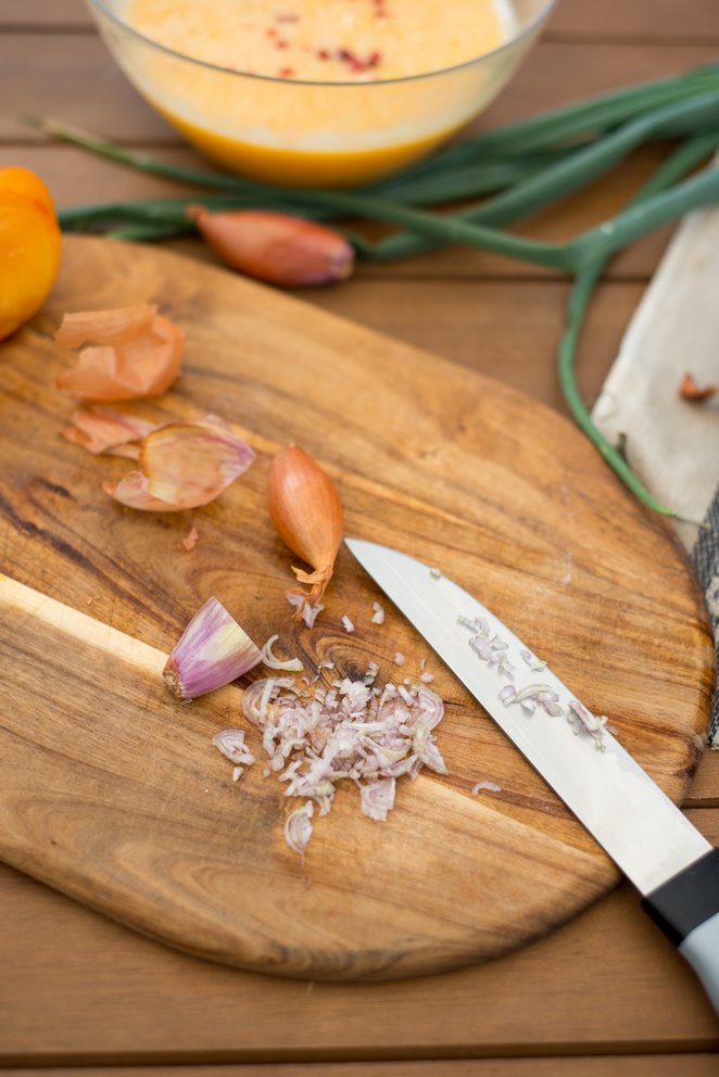 Kalte Tomatensuppe mit rosa Pfeffer Rezept