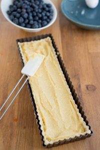 Blaubeer Tarte mit Mandelcreme Längliche Tarte Mit Mandeln Creme  200x300