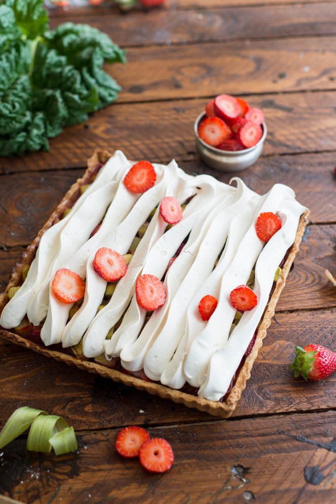  Tarte Rhubarbe Fraises