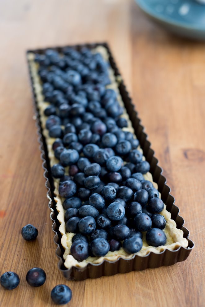 Blaubeer Tarte mit Mandelcreme Rezept