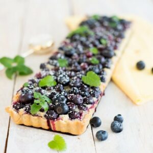 Blaubeer Tarte mit Mandelcreme
