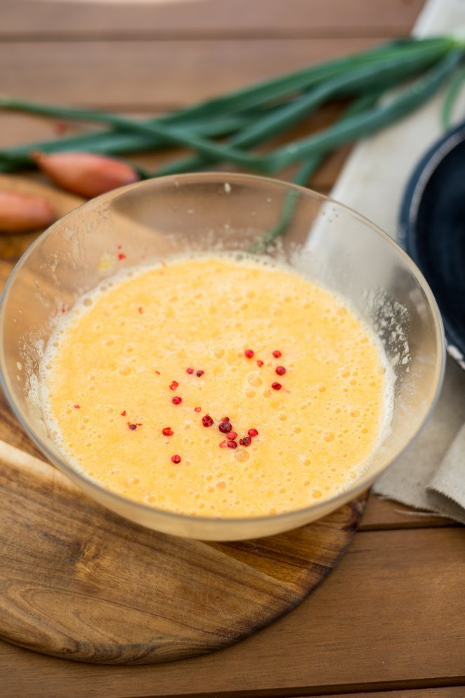 Kalte Tomatensuppe mit rosa Pfeffer  Kalte Tomatensuppe 4