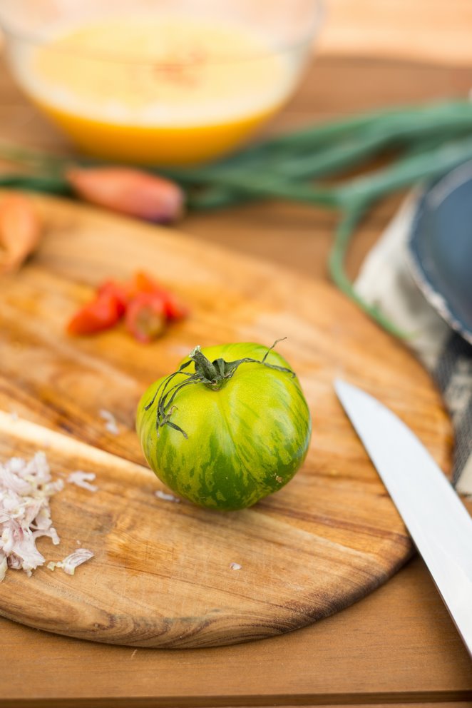 Kalte Tomatensuppe mit rosa Pfeffer  Kalte Tomatensuppe 6