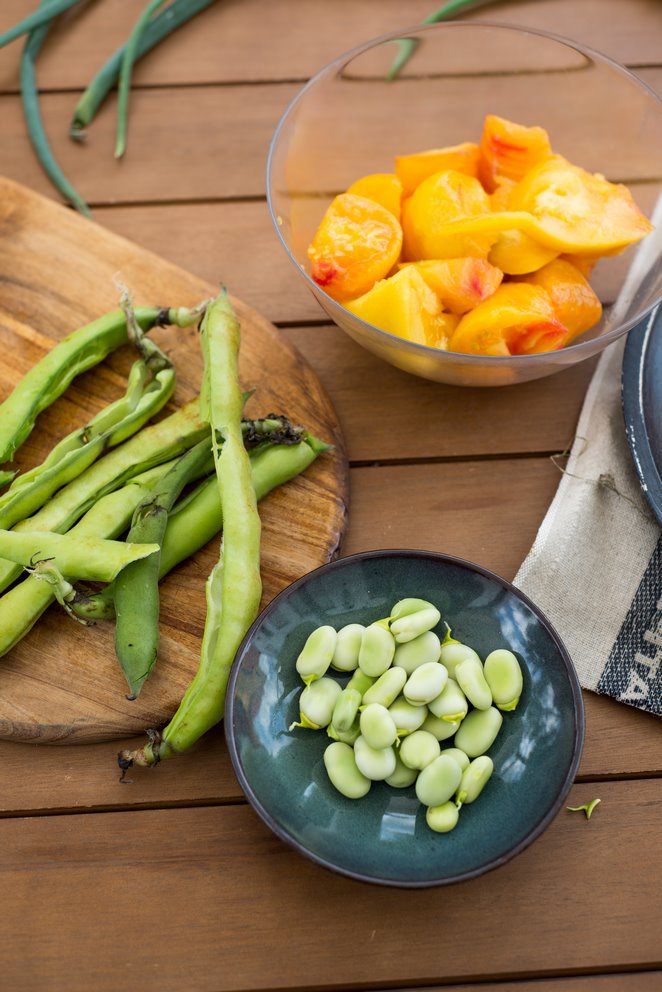 Kalte Tomatensuppe mit rosa Pfeffer  Kalte Tomatensuppe 8