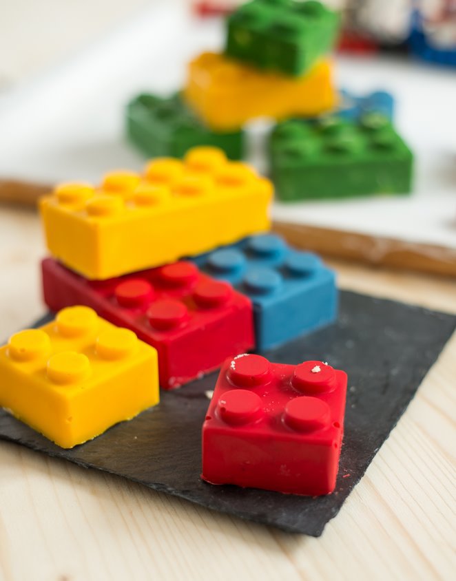 Bausteinen Eis für den Schulanfang, um die beste Mama der Welt zu sein :-) Lego-Baustein-Backen