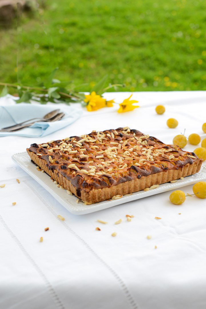 Mirabellen Tarte aus Lothringen ( Tarte à la Mirabelle de Lorraine ) Tarte Lorraine à La Mirabelle