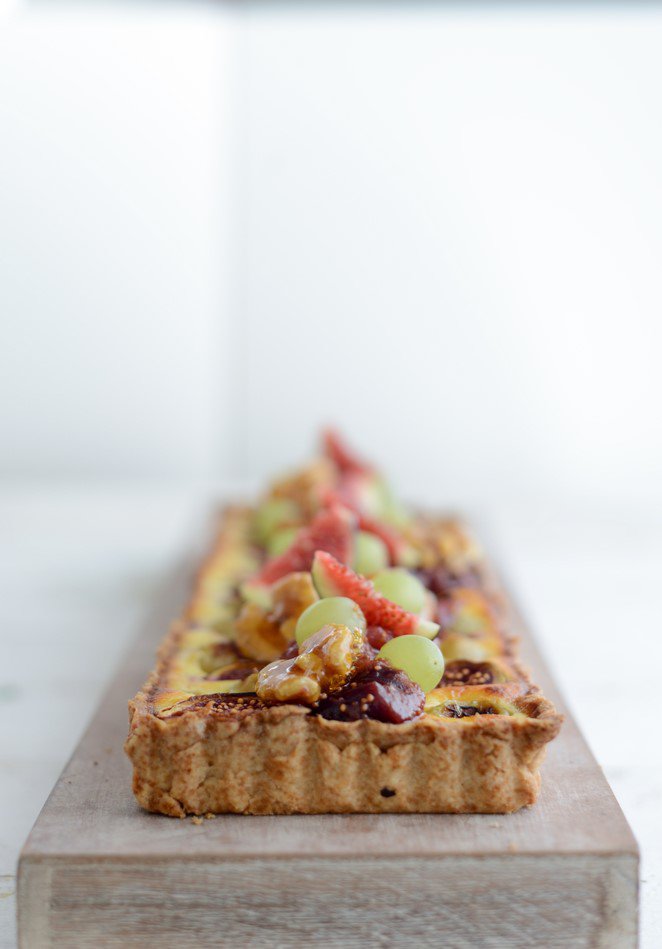 Tarte mi-figue mi-raisin (Feigen- und Weintrauben-Tarte mit Walnüssen)  Mi Figü Mi Raisin Tarte