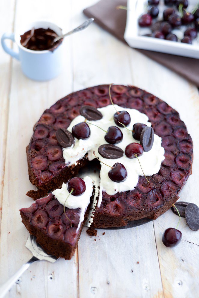  Kirsch Schokolade Kuchen Kopie