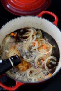 Schmorhähnchen mit Biersauce (Poulet à la bière) Schmorhähnchen mit Biersauce (Poulet à la bière) Poulet A La Biere Schritt 13 Hähnchen Mit Gemüse Schmoren