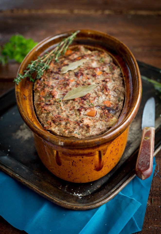 Hähnchen Terrine mit Zucchini und Cidre Hähnchen Terrine 2