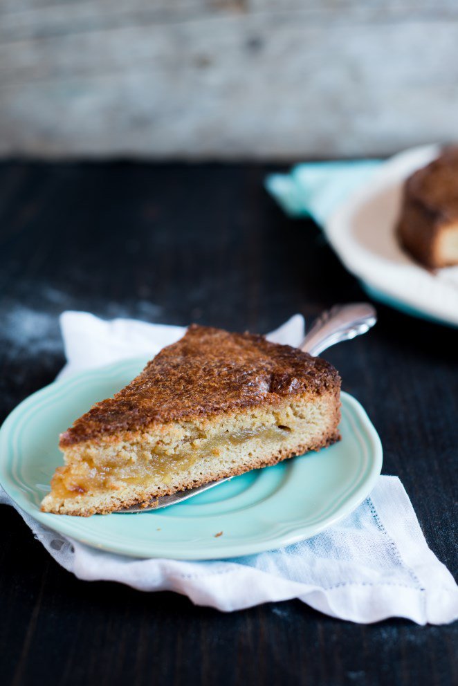 Bretonischer Kuchen mit Äpfeln und Calvados - Gâteau breton aux Pommes et au Calvados Bretonische-Kuchen-mit-Salzbutter-