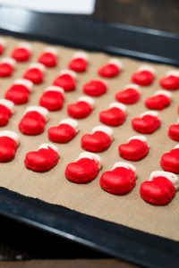 Weihnachtsstiefel Macarons ( Macaron Bottes de Noel) mit weißer Schokoladen-Ganache DSC_8281-200x300