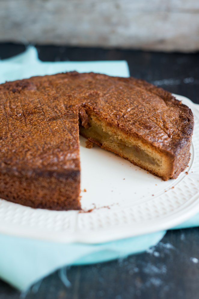 Bretonischer Kuchen mit Äpfeln und Calvados - Gâteau breton aux Pommes et au Calvados Gateau Breton Au Beurre Salé