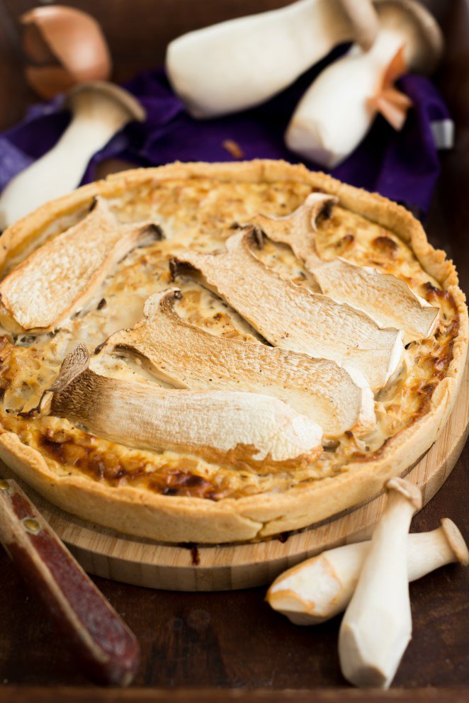  Kräuterseitling Quiche
