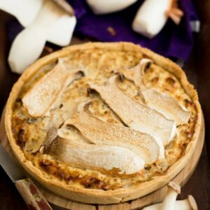 Quiche mit Kräuter-Seitlingen