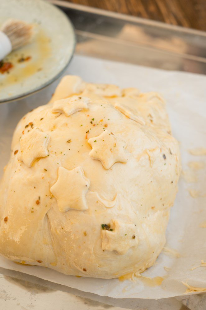  Brot Mit Oliven Und Tomaten Und Hähnchen