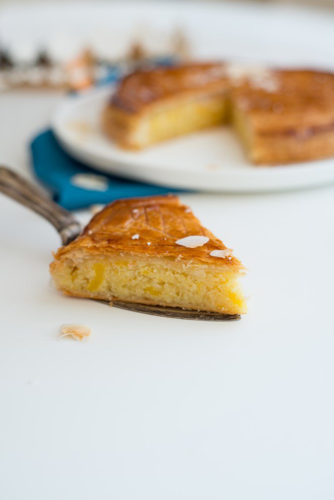 Exotische Galette des rois mit Mango und Kokos Galette-mit-Mango-und-Koko