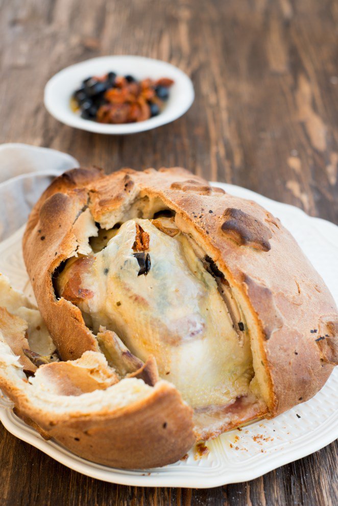 Hähnchen im Brotmantel (Poulet en croûte de pain) Hähnchen In Brot Kruste
