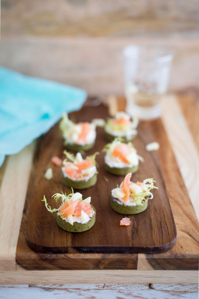 Mini Quiches mit Lachs und knackigem Gemüse ... und weitere Ideen für Silvester Mini-quiche-mit-Lachs-und-Apfel