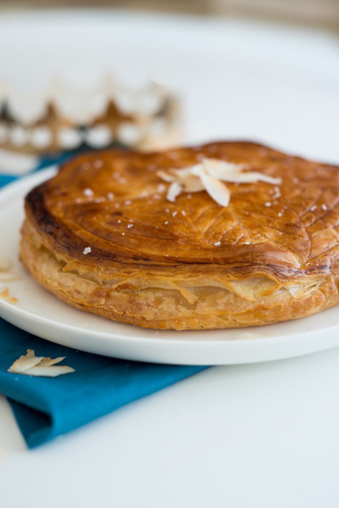 Exotische Galette des rois mit Mango und Kokos galette-des-rois-mangue-