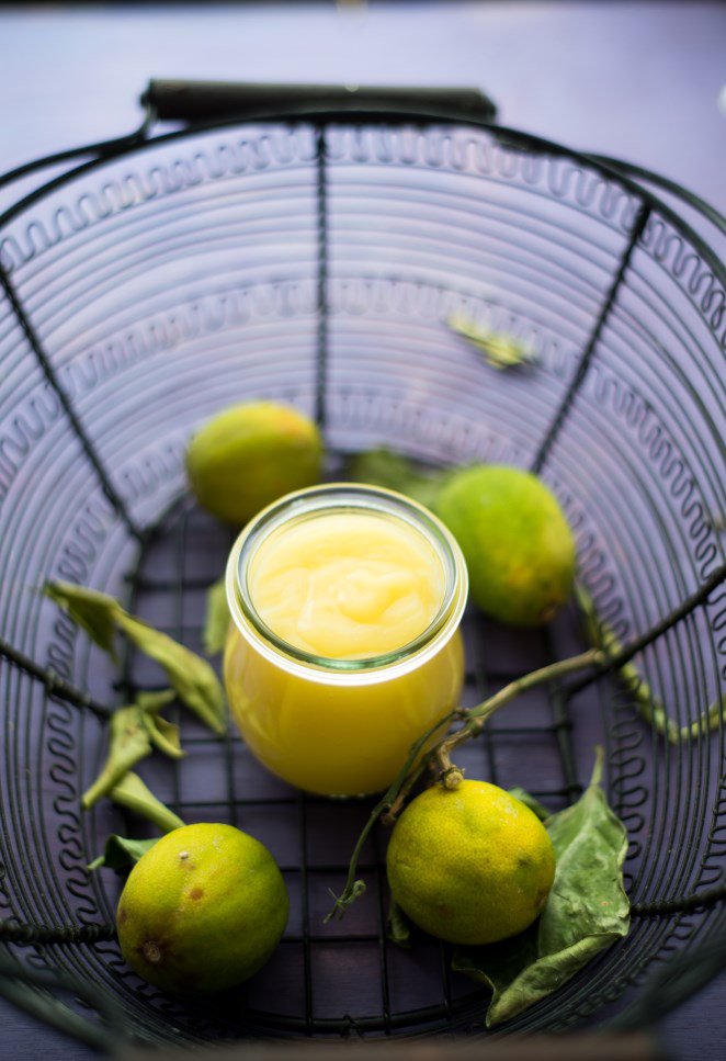 Honig-Limetten-Curd (Crème de citron vert au miel) Limette-Creme-