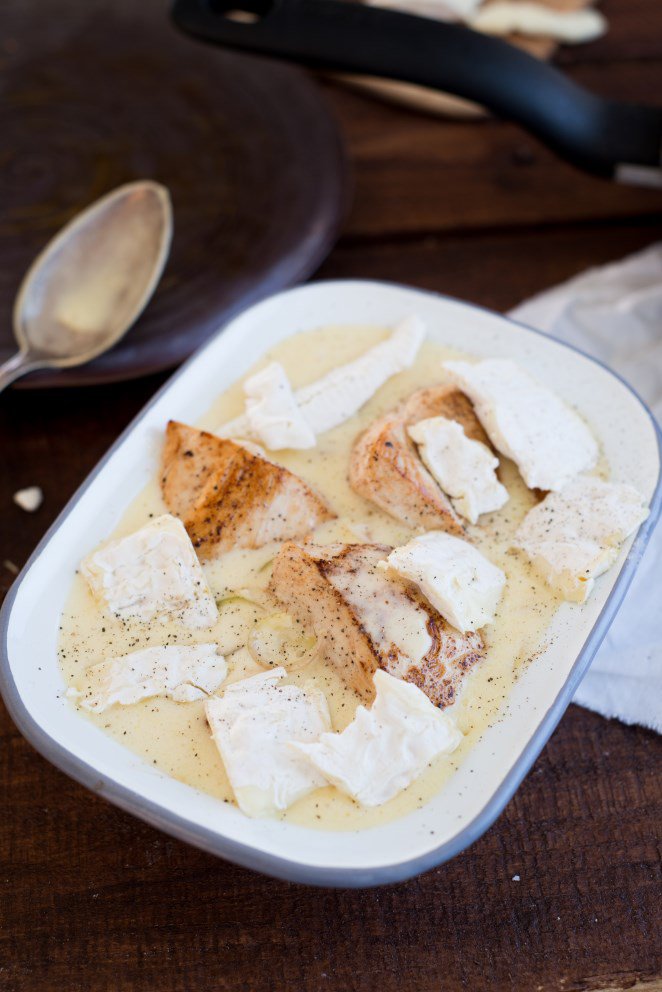  Camembert Sauce Mit Hähnchenbrust