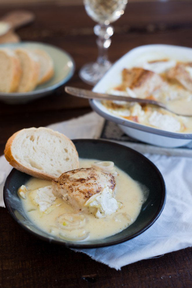  Hähnchenbrust Mit Camembert Sauce
