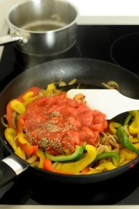 Fisch en Papillote mit Piperade (Papillote de poisson à la piperade) DSC_1100 200x300