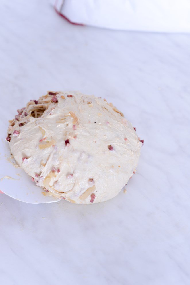  Gefülltes Baguette Rezept Schritt 17 Fertige Tortillas Gestapelt