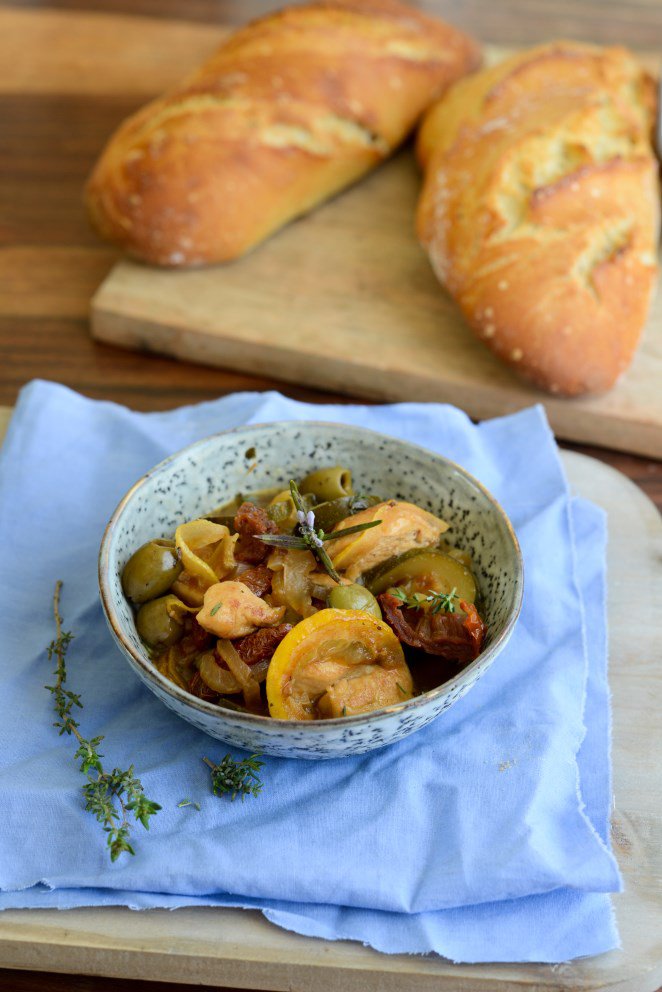  Oliven Und Zitronen Hähnchen 