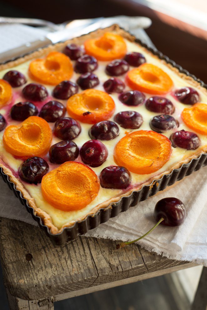  Aprikosen Und Kirsch Tarte