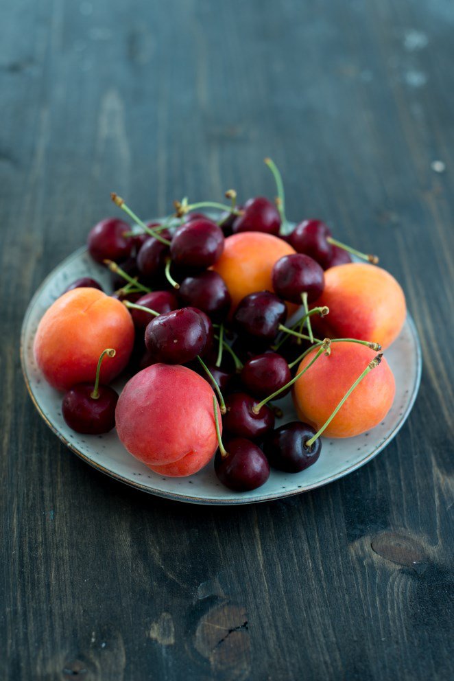 Kirsch-Aprikosen-Tarte (Tarte aux abricots et cerises) DSC_2299