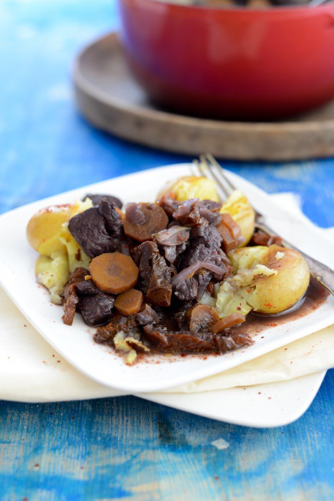 Daube aus der Provence mit eingelegten Tomaten ( Daube Provencale aux tomates confites ) DSC_2846