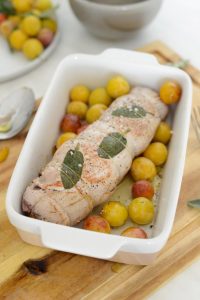 Schweinefilet mit Salbei und Mirabellen (Filet de porc à la sauge et aux mirabelles) DSC_3182 200x300