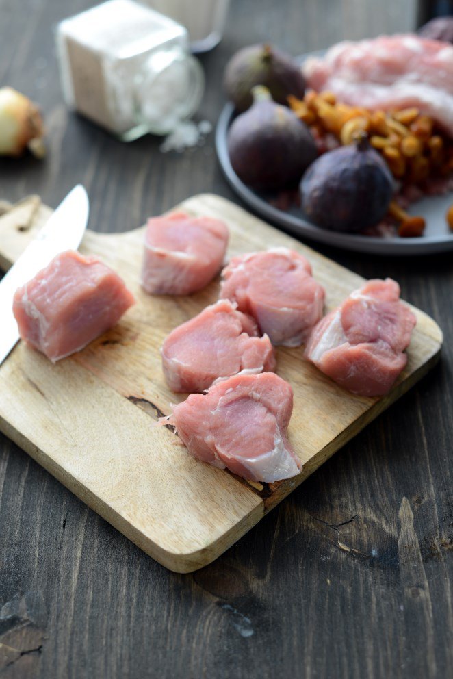 Schweinefilet-Medaillons mit Feigen und Pfifferlingen Rezept