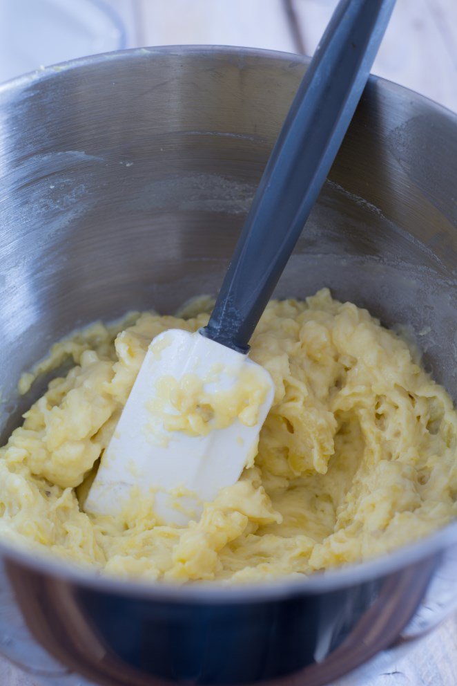 Parmentier mit Lachs und Blumenkohl - Auflauf für Kinder DSC_4375