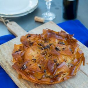 Croustade mit Steinpilzen und Äpfeln (Croustade aux cèpes et pommes)