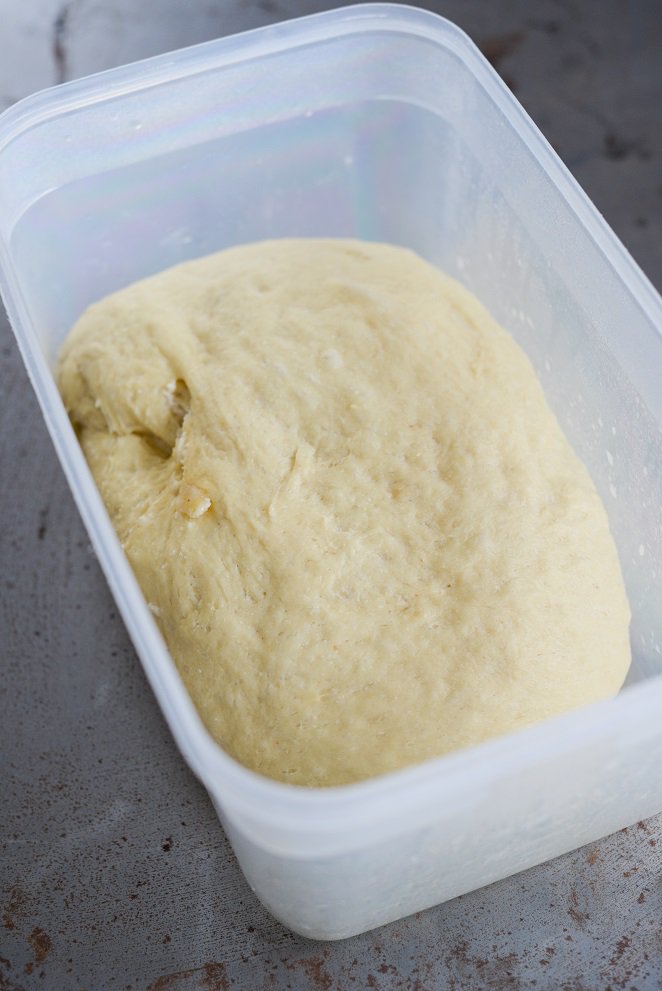  Brioche Mit Saürkirschen Schritt 5 Brioche Teig Nach Der Gare
