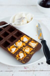 Gemüse Pralinen Herzhafte Pralinen Schritt 4 Pralinen Formen Befüllen Mit Gemüse 200x300