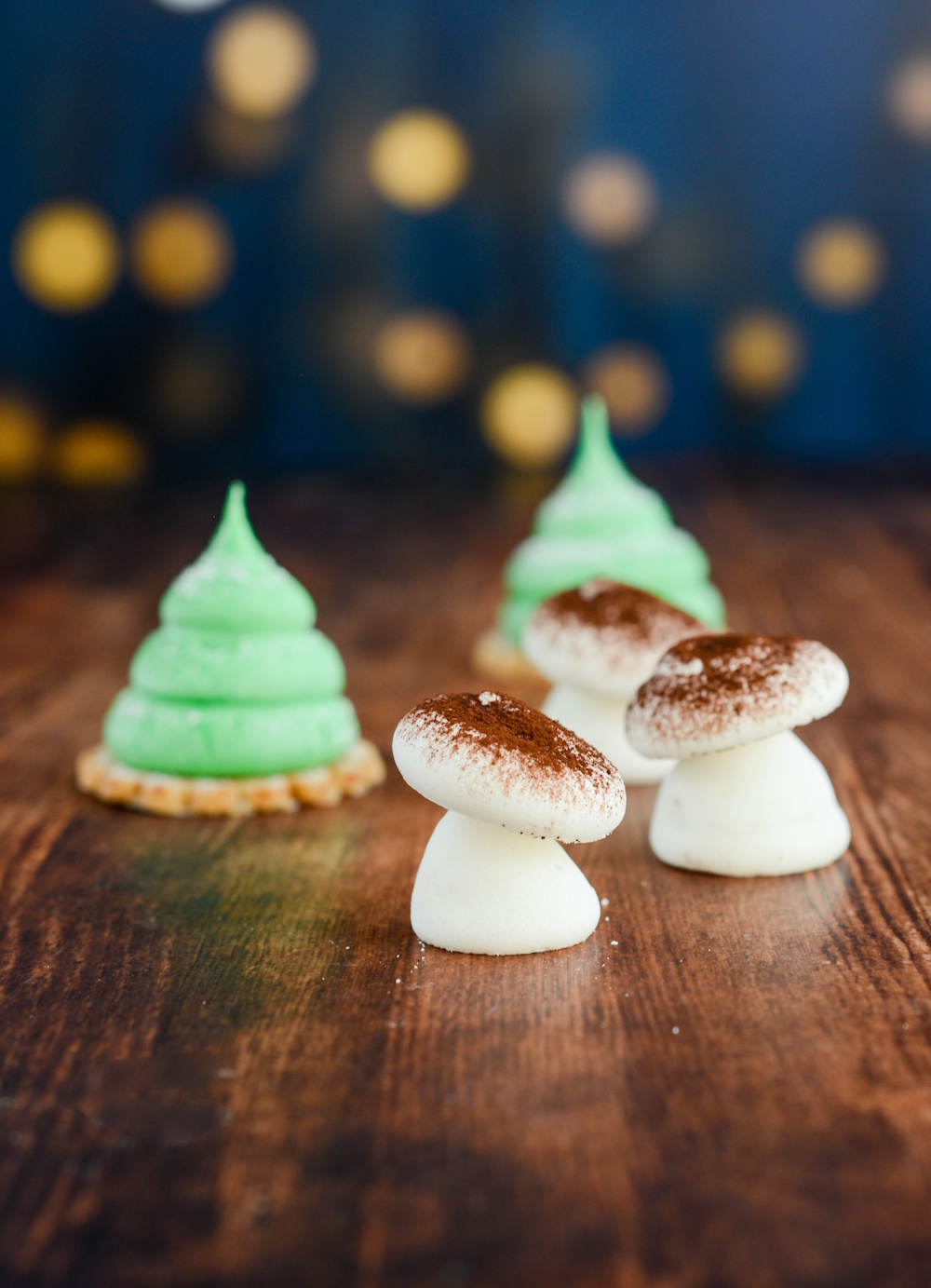  Pilz Meringü Torten Dekor