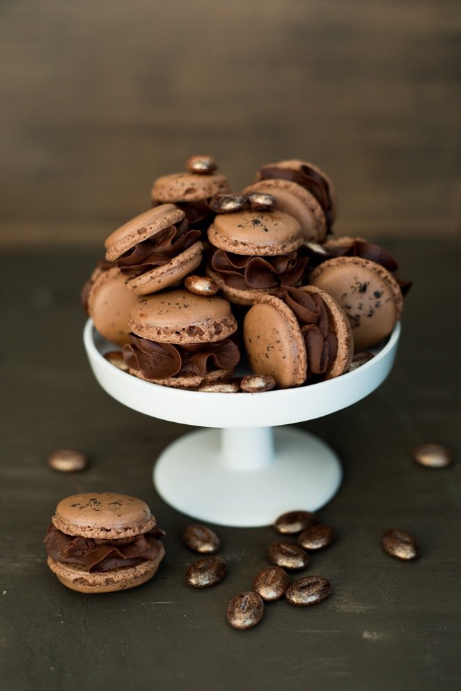 Kaffee Macarons Macarons Au Café